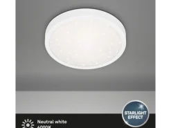 Brilo LED-Deckenleuchte Runa 18 W Weiß