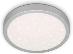 Brilo LED-Deckenleuchte Runa 18 W Silberfarbig