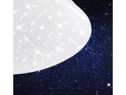 Briloner LED Bad-Deckenleuchte Brilo Bath Sternendekor 28 x 9,5 cm Weiß