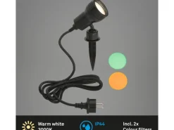 Briloner LED-Gartenspot mit Erdspieß Terra