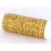 Bullion Effekt-Draht Gold Länge ca. 45 m, Stärke 0,3 mm