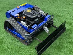 CARTIWELL Ferngesteuerter Motor-Rasenmäher CW-500 Böschungsmäher mit Schneepflug