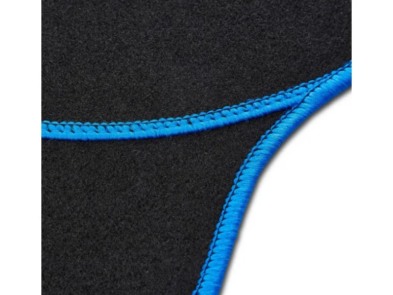 Cartrend Auto-Fußmatte-Set Textil Basic Blau