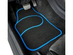 Cartrend Auto-Fußmatte-Set Textil Basic Blau