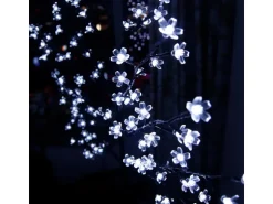 CCLIFE LED Lichterbaum 150cm 150 LEDs Deko Innen und Außen Weihnachtsdeko Kirschblütenbaum Lichterdeko Kaltweiß