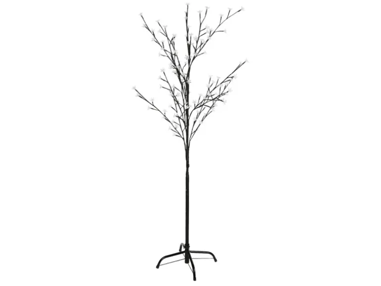 CCLIFE LED Lichterbaum 220cm 240 LEDs Deko Innen und Außen Weihnachtsdeko Kirschblütenbaum Lichterdeko Kaltweiß