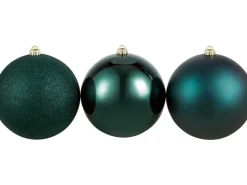 Christbaumkugel Kunststoff Ø 20 cm Grün