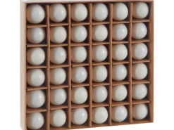 Christbaumkugel-Set Kunststoff Ø 2 cm 36-teilig Weiß