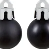 Christbaumkugel-Set Kunststoff Ø 2 cm 36-teilig Schwarz