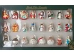 Christbaumschmuck Figurensortiment Glas 3cm 24Stück