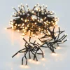 Cluster-Lichterkette 192 LEDs Warmweiß