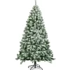 Costway Künstlicher Weihnachtsbaum 928 Spitzen PVC 180cm