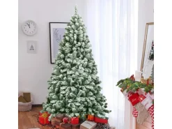 Costway Künstlicher Weihnachtsbaum 928 Spitzen PVC 180cm