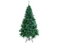 Costway Künstlicher Weihnachtsbaum 180cm 650 PVC Zweige & Klappsystem