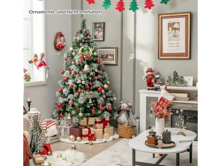 Costway Künstlicher Weihnachtsbaum Led 180cm