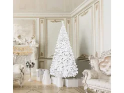 Costway Künstlicher Weihnachtsbaum 210cm mit 950 PVC Nadeln & Ständer