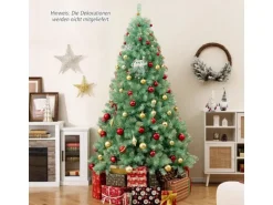 Costway Künstlicher Weihnachtsbaum mit Beleuchtung Tannenbaum 225cm