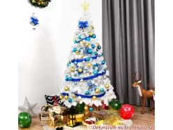 Costway Künstlicher Weihnachtsbaum 150cm mit 350 PVC Nadeln & Ständer