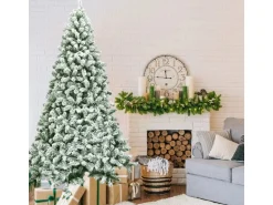 Costway Künstlicher Weihnachtsbaum 1346 Spitzen PVC 225cm