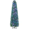 Costway Künstlicher Weihnachtsbaum mit Beleuchtung & 517 Spitzen 180cm
