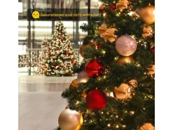 Costway Künstlicher Weihnachtsbaum 225cm mit Ständer & 1346 Spitzen