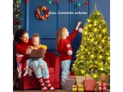 Costway Künstlicher Weihnachtsbaum 180cm Tannenbaum mit Metallständer