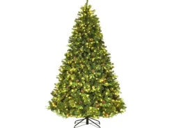 Costway Led Künstlicher Weihnachtsbaum Tannenbaum Geschmückt 240cm