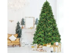 Costway Led Künstlicher Weihnachtsbaum Tannenbaum Geschmückt 240cm