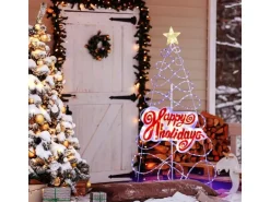 Costway Led Weihnachtsbaum Beleuchtete Weihnachtsdeko 170cm