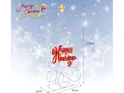 Costway Led Weihnachtsbaum Beleuchtete Weihnachtsdeko 170cm