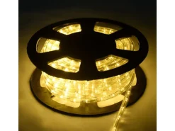 Costway Lichterschlauch Außen Lichtschlauch & 720 LEDs Warmweiß 20M