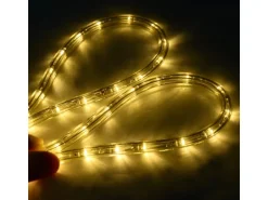 Costway Lichterschlauch Außen Lichtschlauch & 720 LEDs Warmweiß 20M
