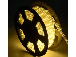 Costway Lichterschlauch Außen Lichtschlauch & 1080 LEDs Warmweiß 30M