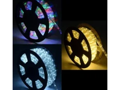 Costway Lichterschlauch Außen Lichtschlauch & 1080 LEDs Warmweiß 30M