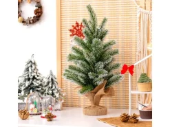 Costway Mini Künstlicher Weihnachtsbaum 50 cm