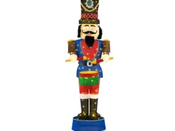 Costway Weihnachten Nussknacker Figur Groß Weihnachtsdeko XXL 185 cm