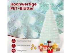 Costway Weihnachtsbaum Künstlich mit Beleuchtung Tannenbaum 120cm
