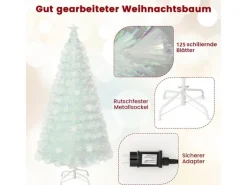Costway Weihnachtsbaum Künstlich mit Beleuchtung Tannenbaum 120cm