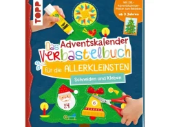 Das Adventskalender-Verbastelbuch für die Allerkleinsten. Schneiden und Kleben. Mit XXL-Poster