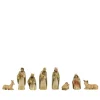 Decoris Weihnachtskrippenset Polyresin 8 Figuren Bunt