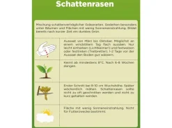 Deine Gartenwelt Schattenrasen 45 Gramm Samen