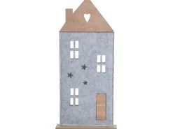 Deko Aufsteller Haus Filz 38 cm 3-fach sortiert