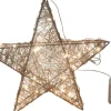 Deko Aufsteller Sterne 1-teilig Champagner