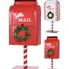 Deko Briefkasten für Briefe an den Weihnachtsmann Rot oder Weiß