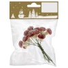 Deko Fliegenpilze Rot-Weiß mit Draht je 2 cm