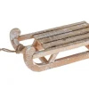 Deko Schlitten Holz mit LED