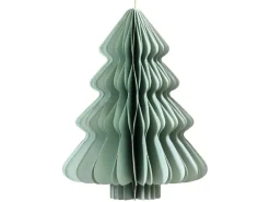 Deko-Anhänger Weihnachtsbaum Papier 15 cm Mint