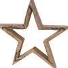 Deko-Aufsteller Percha Stern Mangoholz H 30 cm 3er Set