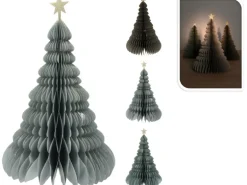 Deko-Baum aus Wabenpapier 3-fach Sortiert 40 cm Mehrfarbig