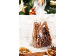 Deko-Beutel mit Zimtstangen und Sternanis 100 g